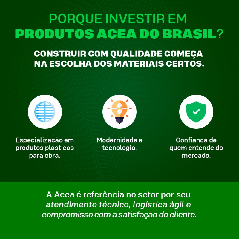 Construa com a qualidade AC&A do Brasil