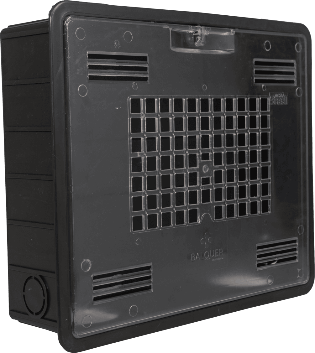 Caixa Hidrômetro M1 - BALQUER Preto