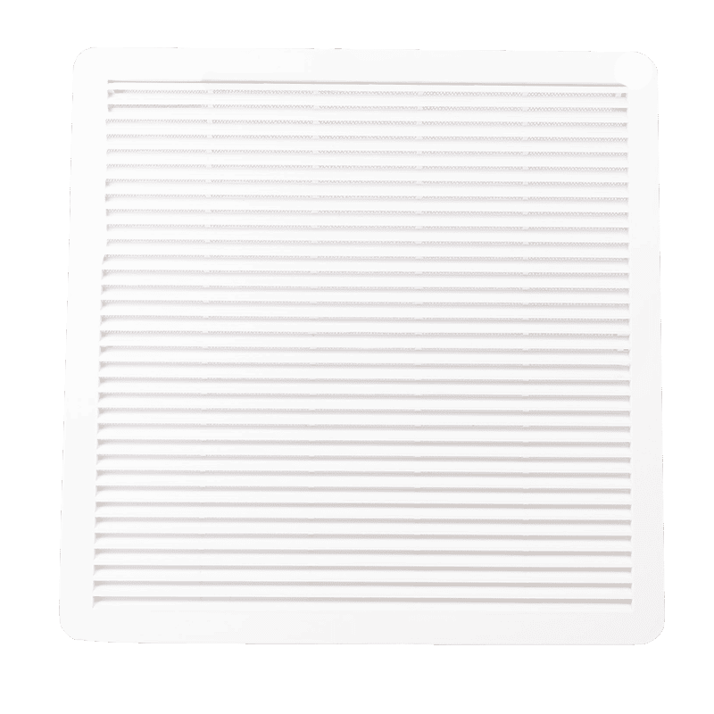 Grelha encaixe porta 40X40 - Branco