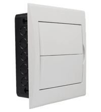 Quadro VDI 25X25 CM Embutir - Branco